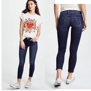 Mother The Looker Crop Skinny Jean On The Edge